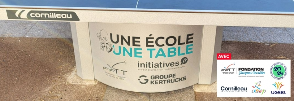 1 école 1 table